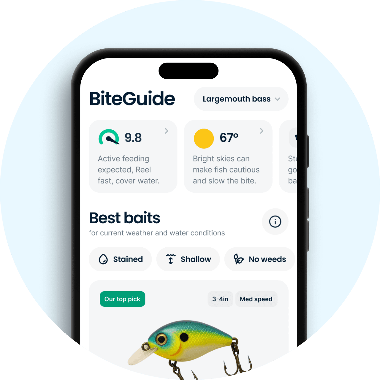 BiteGuide in the Fishbrain app
