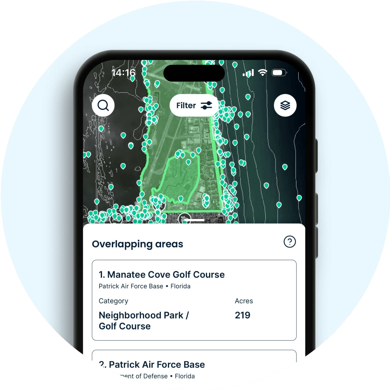 See parks and government land in the fishbrain app